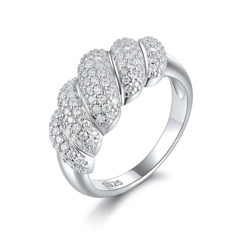 "Rome" Lab Grown Stone Ring 18K Gold Plated