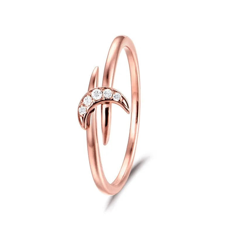 "Blush Radiance" Customized Diamond Ring 9K/18K Rose Gold