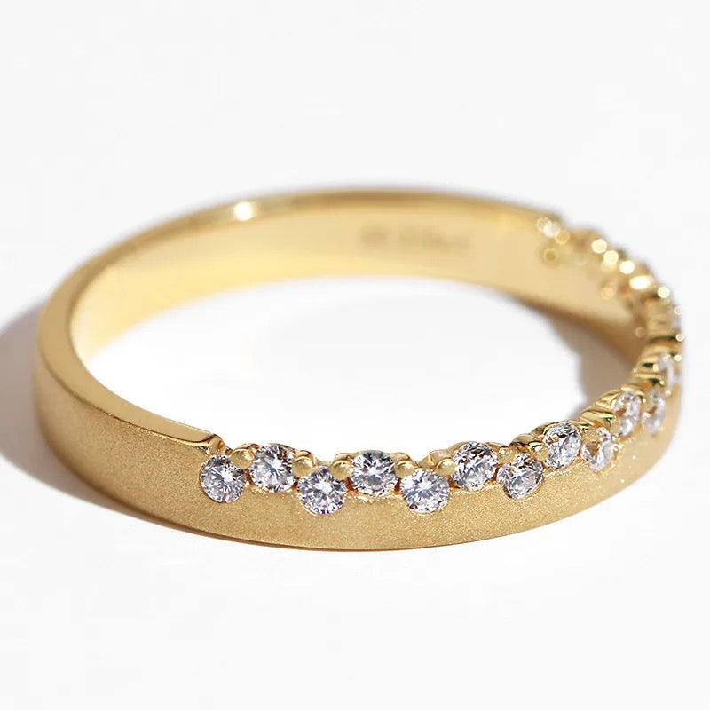 "Regal Glow" Customized Diamond Ring 9K/18K Gold