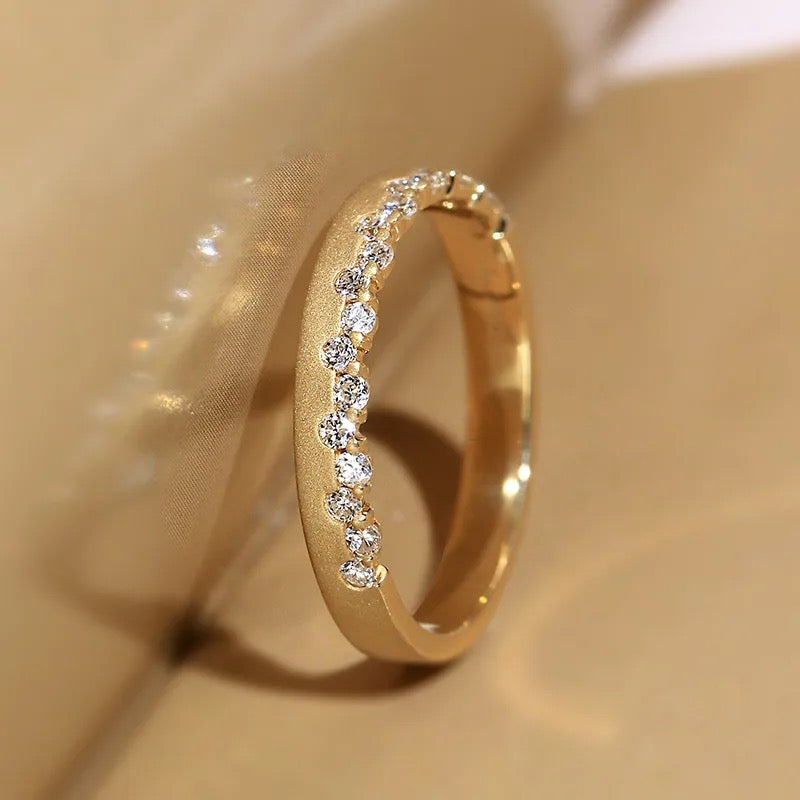 "Regal Glow" Customized Diamond Ring 9K/18K Gold