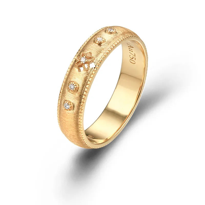 "Orion Gold" Customized Diamond Ring 9K/18K Gold