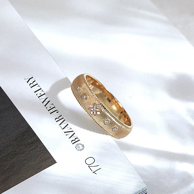 "Orion Gold" Customized Diamond Ring 9K/18K Gold