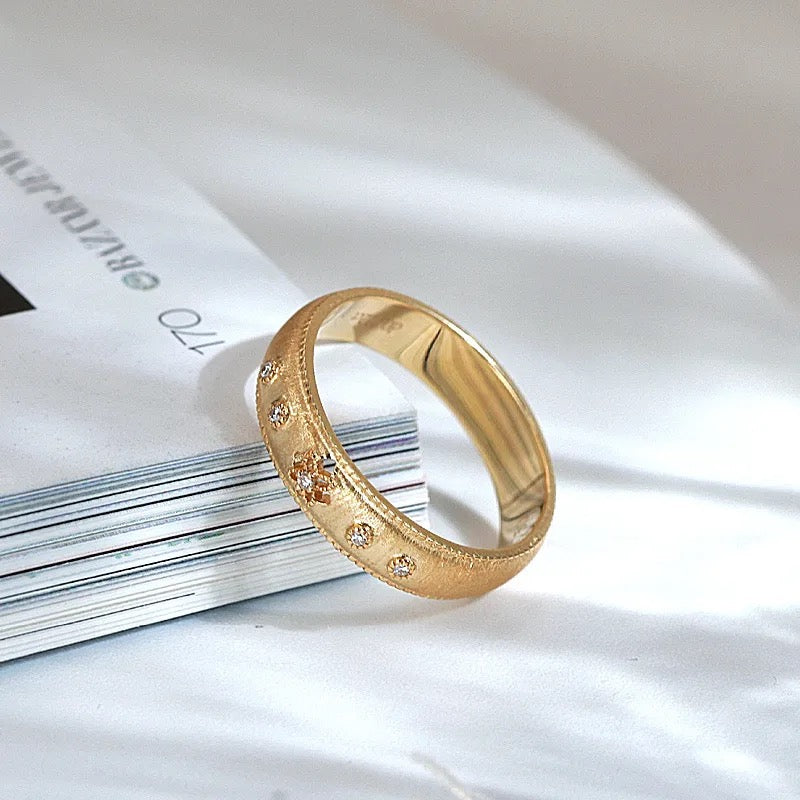 "Orion Gold" Customized Diamond Ring 9K/18K Gold