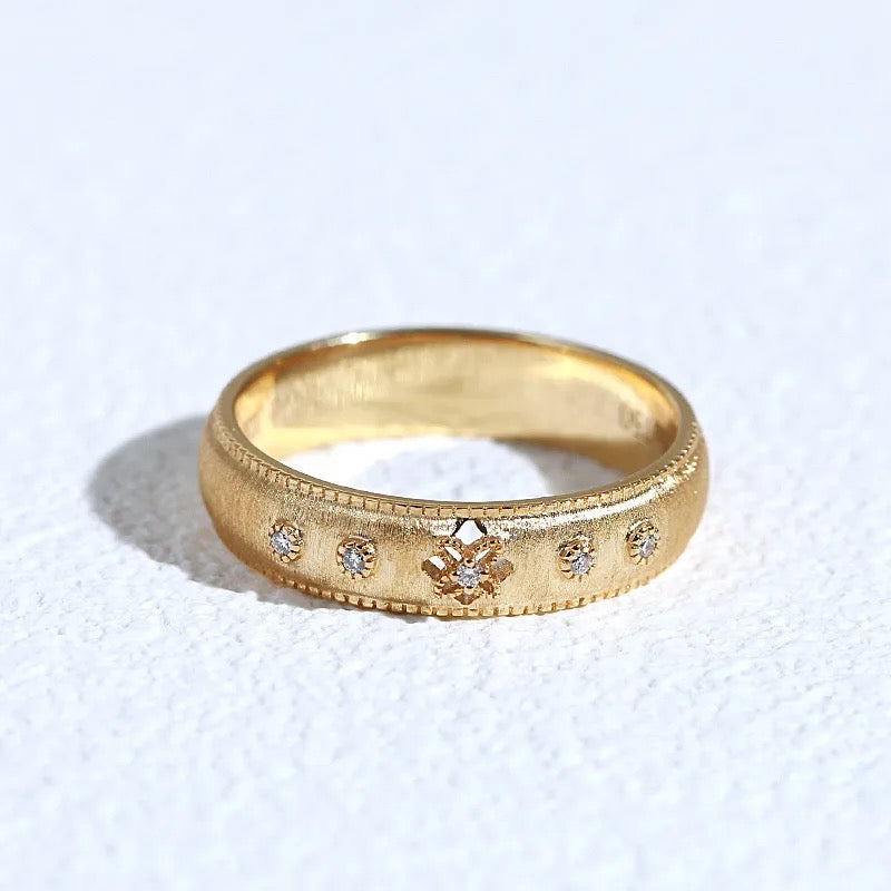 "Orion Gold" Customized Diamond Ring 9K/18K Gold
