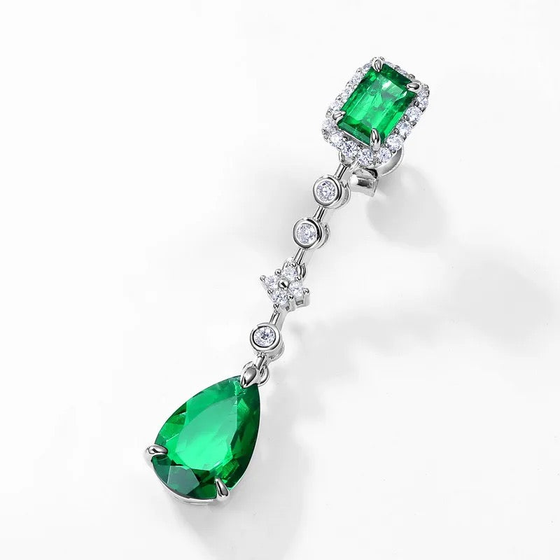 "Elysian Shards" Zircon Lab Grown Stone Earrings