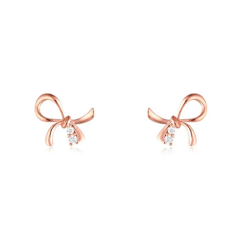 "Petal Glow" Diamond Earrings 9K/18K Pure Gold