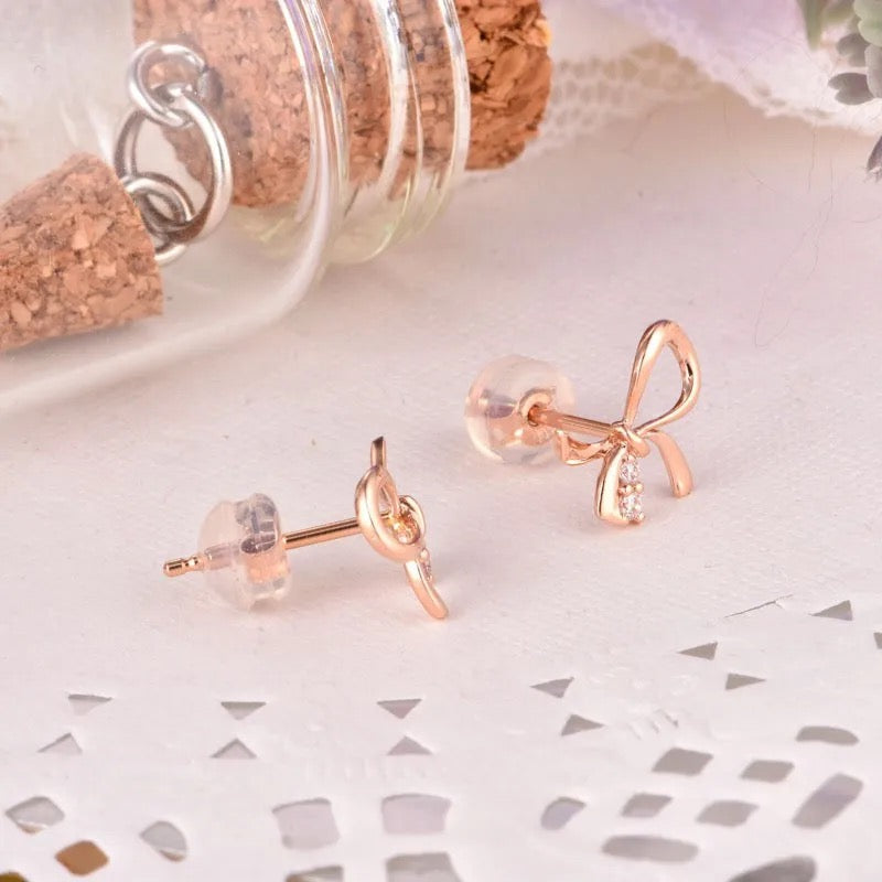 "Petal Glow" Diamond Earrings 9K/18K Pure Gold