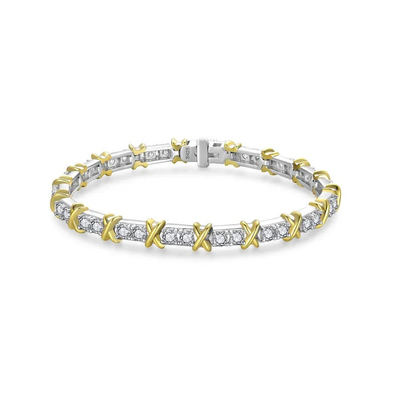 "Crystal Motion" Lab Grown Stone Bracelet