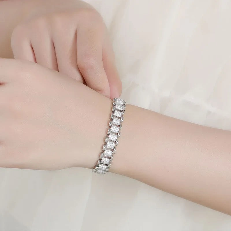 "Opaline" Lab Grown Stone Bracelet