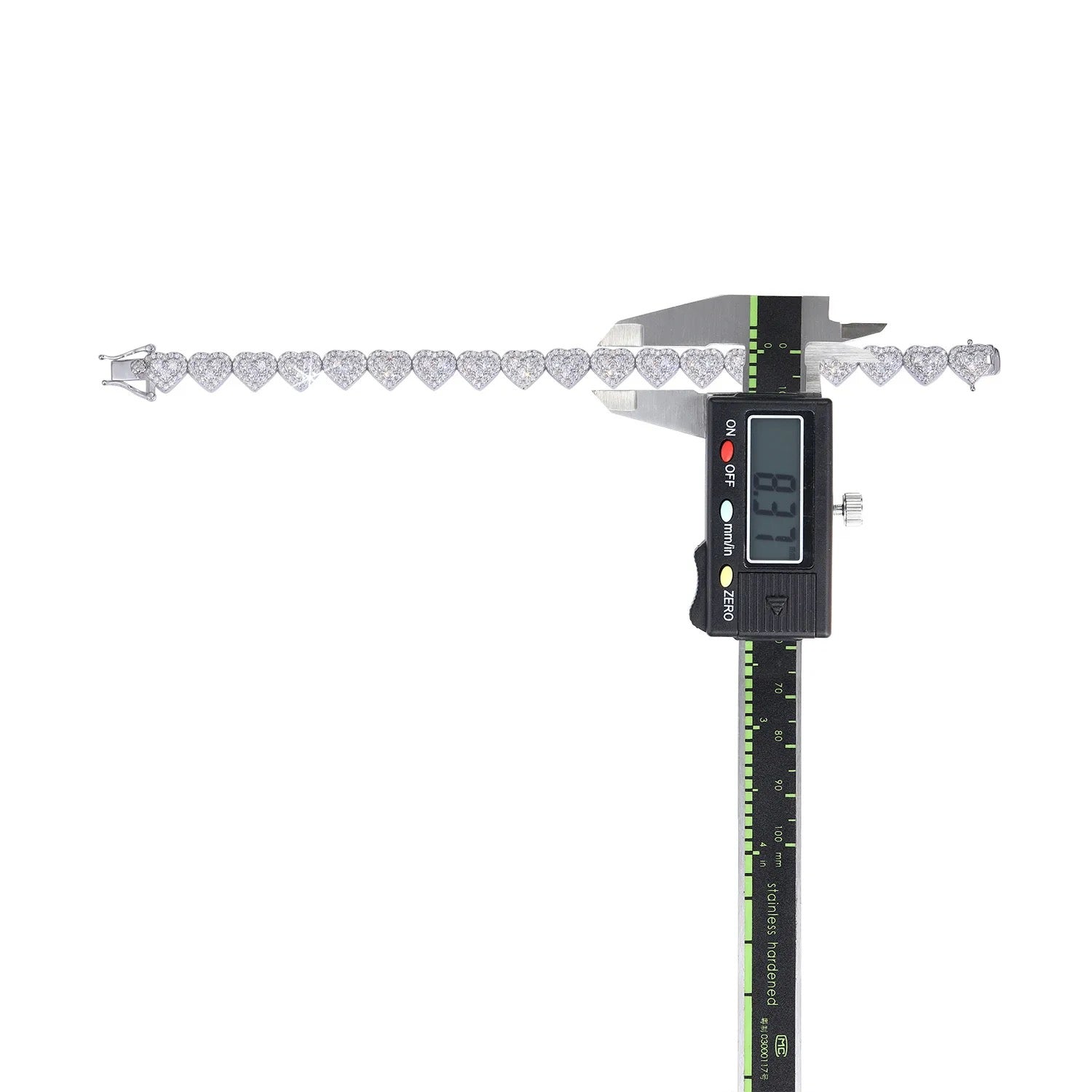 "Heart Gleam" Lab Grown Stone Bracelet