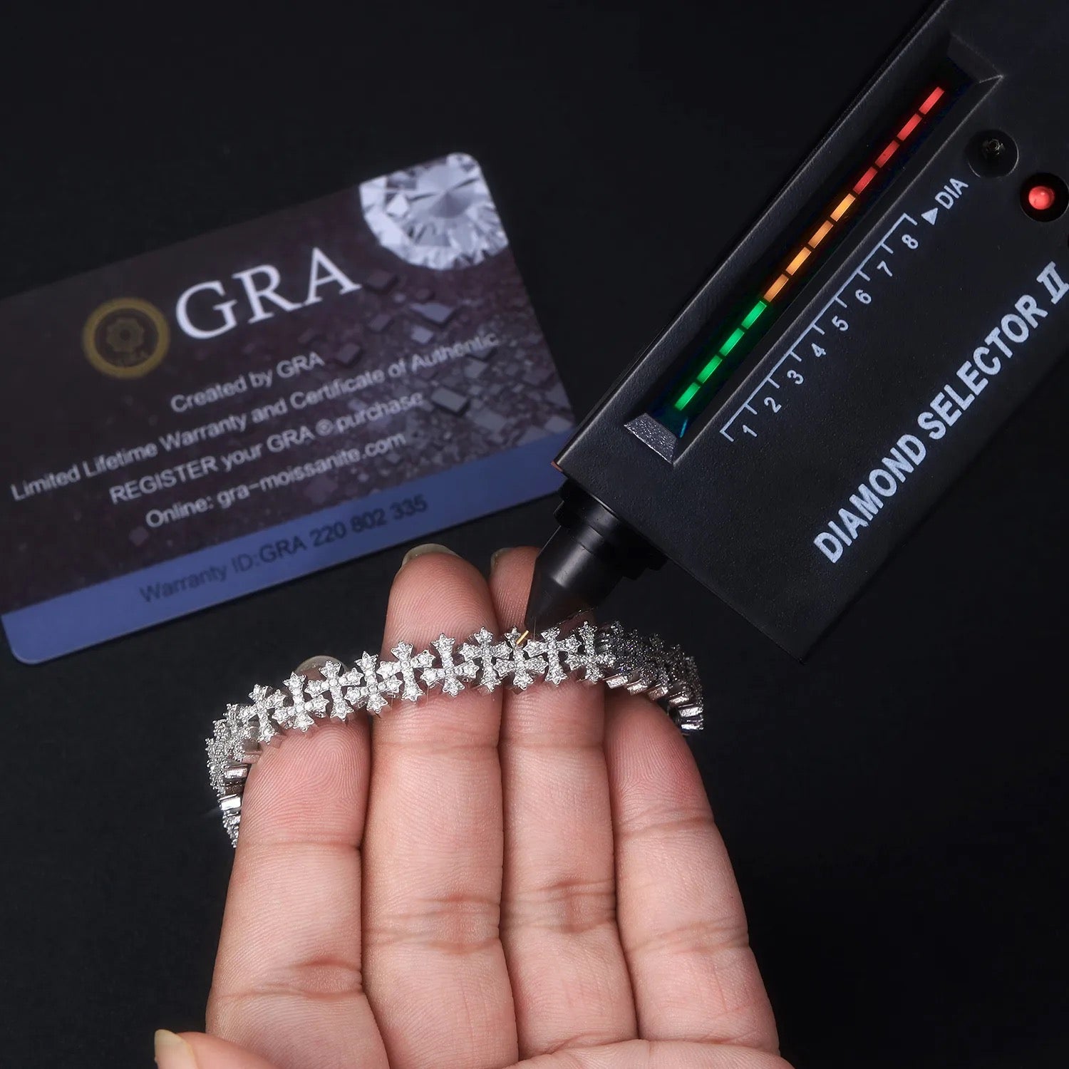 "Halo Mist" Lab Grown Stone Bracelet