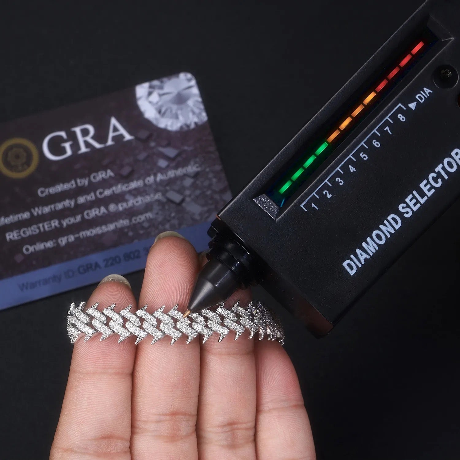"Azura Monarch" Lab Grown Stone Bracelet