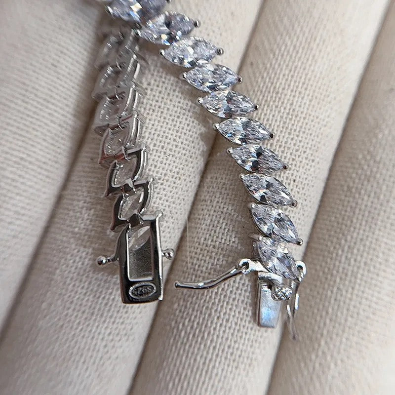 "Deep Pearl" Lab Grown Stone Bracelet