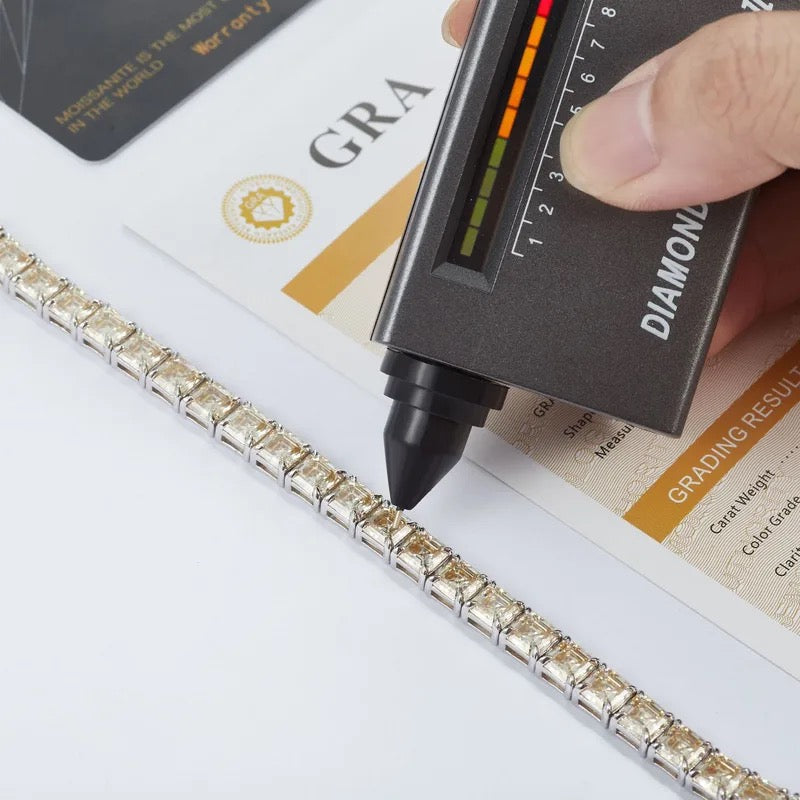 "Rouge Tempest" Lab Grown Stone Bracelet