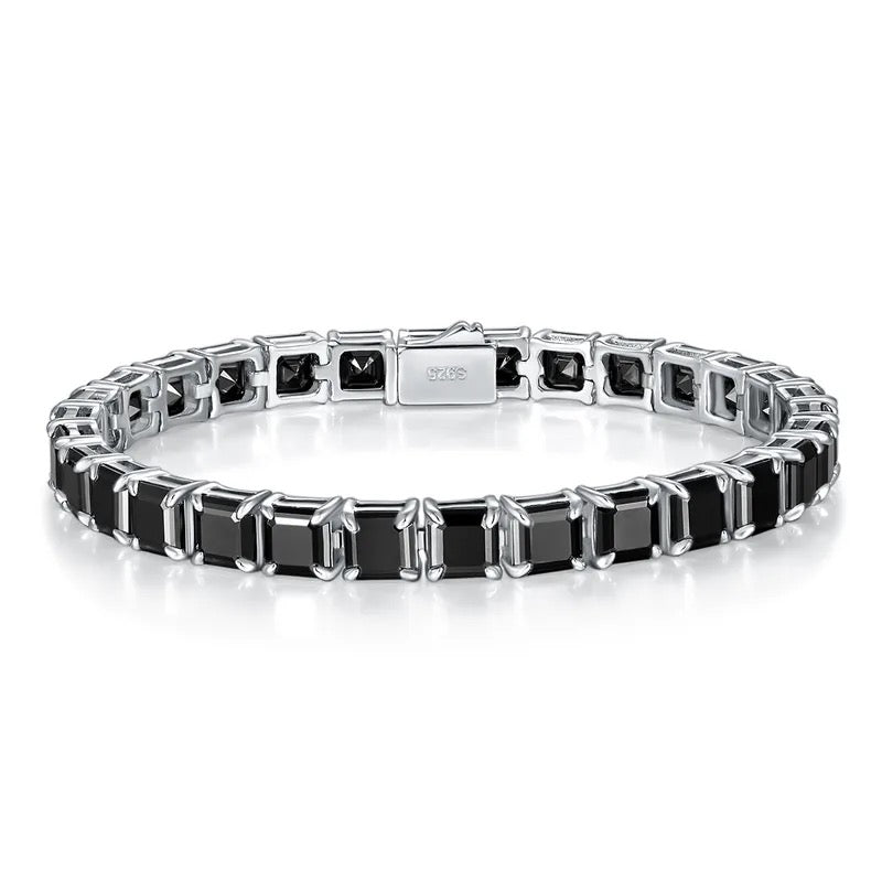 "Nocturne Lysan" Lab Grown Stone Bracelet Platinum Plated