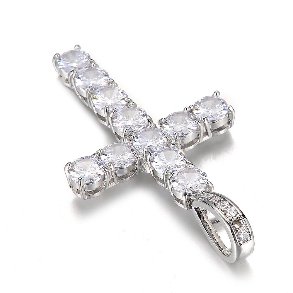 Cross Tennis Necklace - LovesLuxury