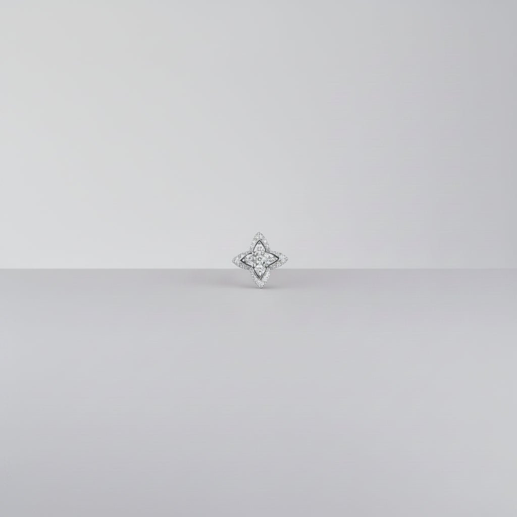 MOISSANITE Cross Earrings - LovesLuxury